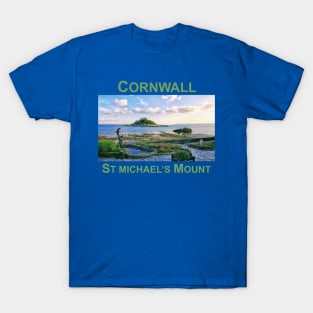 St Michael's Mount, Cornwall, Uk. Marazion, England T-Shirt